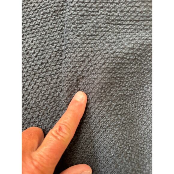 Marine Layer Women's Woven Cotton Blend Black Cardigan Sweater, Size Small - Picture 11 of 13